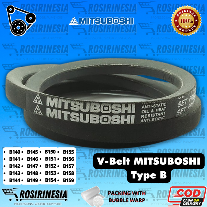 VANBELT - V BELT - V-BELT MITSUBOSHI B140, B141, B142, B143, B144, B145 ...