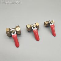 1/4 3/8 1/2 BSP Female Thread Mini Ball Valve Brass Connector Joint Copper Fitting Coupler Adapter Water Air Oil