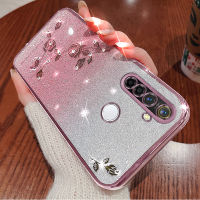 เคสฝาหลังป้องกันการกระแทกสำหรับ Realme 6i / Realme 6 / Realme 5 / Realme 5i / Realme 5S ประดับเพชรแวววาวเคลือบเงาวาวสำหรับเด็กผู้หญิงเคสโทรศัพท์ใสซิลิโคนนิ่ม