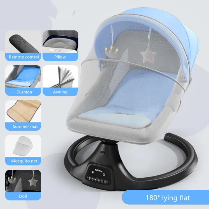 Multifunction Baby Swing Electric Auto Rocking Chair With Mosquito Net ...