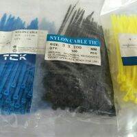 (3ห่อ) เคเบิ้นไทร์ขนาด4" 3สี 300เส้น สินค้าพร้อมส่ง