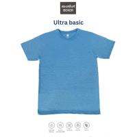 เสื้อยืด โครตสบาย รุ่น Ultra basic แขนสั้น คอกลม ผ้านุ่ม เบาสบาย ไม่ร้อน สีฟ้า มี size M-3XL