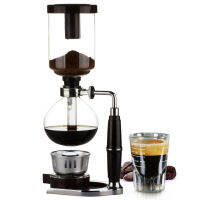 Home Style Siphon coffee maker Tea Siphon pot vacuum coffeemaker glass type coffee machine filter 3 cup 5 cups espresso machine