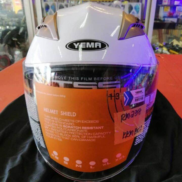 YEMA DOUBLE VISOR HELMET WITH YM627 MODEL Lazada