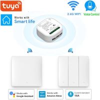 ❖ 3 Gang No Battery WiFi RF433 Switches Tuya Self Powered Kinetic Remote Control Wireless Switch Alexa Google Home Voice Control