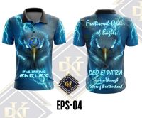 Full Summer Eagles Sublimation Polo Shirt e#EPS-04