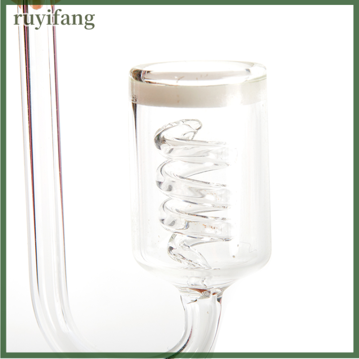 ruyifang-aquarium-co2-diffuser-glass-tank-u-shape-glass-aquarium-co2-bubble-atomizer-reactor-solenoid-regulator-moss-co2เครื่องฉีดน้ำ