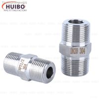 ✗ High Pressure Adapter Coupler 1/8 1/4 3/8 1/2 3/4 1 G PT NPT Male Thread Hex Nipple Union 304 Stainless Pipe Fitting Connector