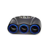 3วิธี Car Splitter Multi Socket USB Charger Adapter Universal