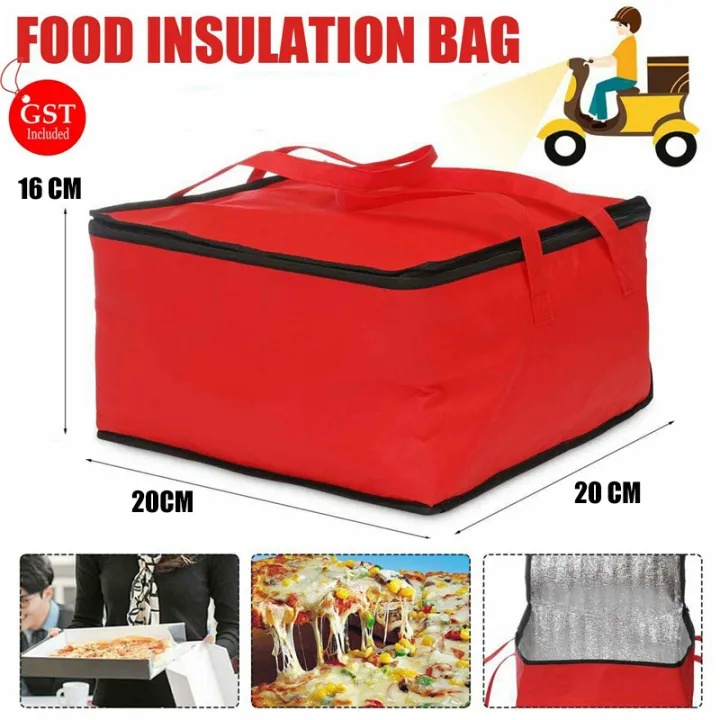 【100 Original+COD】Insulated Pizza Delivery Bag Carry Backpack for uber