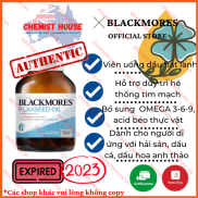 Hàng chuẩn Úc Viên uống tinh dầu hạt lanh Blackmores Flaxseed Oil 1000mg