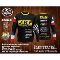 [In stock] 2023 design mens sports clothing  FULL SUBLIMATION JRP LONGSLEEVES Motorcycle Jersey Long Sleeve t-shirt  ，Contact the seller for personalized customization of the name