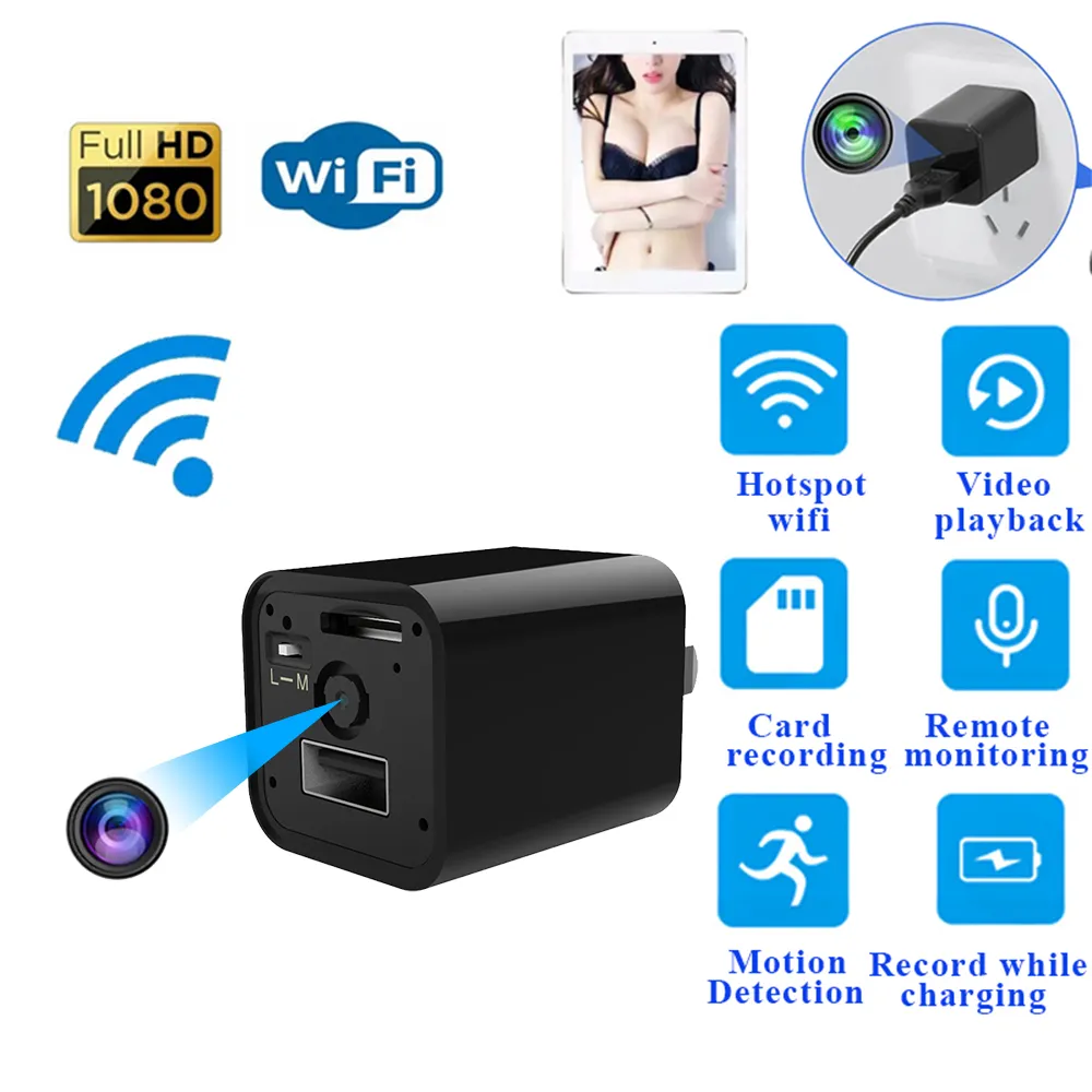 Mini Thiết bị giám sát độ an toàn] HD sạc USB Máy ảnh Mini Camera giám
