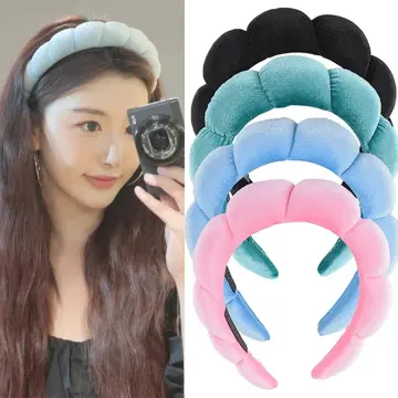 Sponge Headband Versed Headband Puffy Headband Makeup Bubble Spa Retro Hair  Band