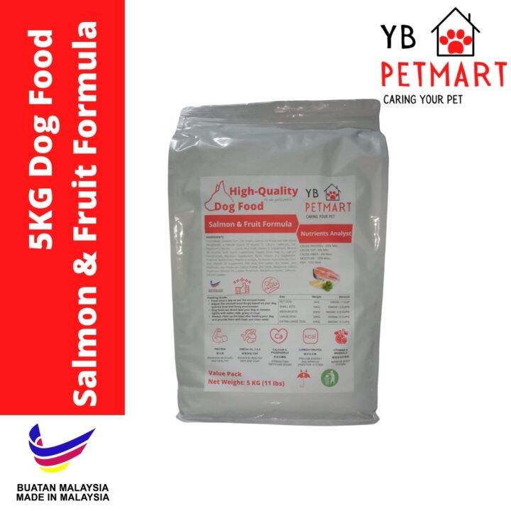 Dog food HQ Dog Food Salmon Fruit Flavor 5KG Repack Lazada
