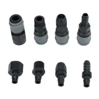 Plastic Steel C Type Pneumatic Fittings PU Tube Quick Connector Self-locking Quick Coupling Accessories Gas Air Pipe Connector