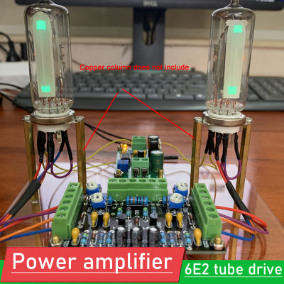 6E2 tube driver board kit fluorescent level indicator drive amplifier Volume Indication Preamp DIY Audio POWER Pre amp