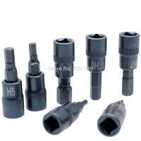 【Thriving】 GUPURUN 7Pcs 1/4 "ไดรฟ์ Hex Bit Ratchet Socket H2 H3 H4 H5 H6 H7 H8ไขควงเครื่องมือโรงรถสกรู Driver Hex Key ซ็อกเก็ต