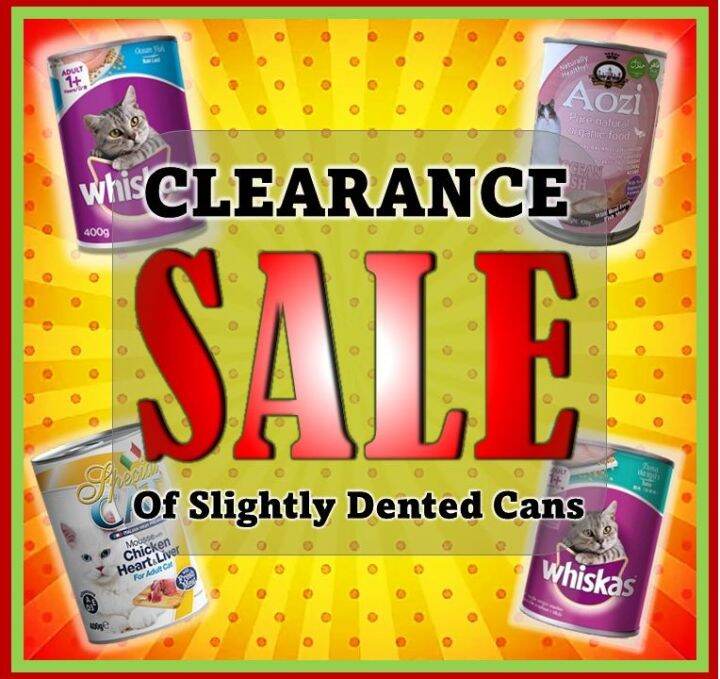 SLIGHTLY DENTED CANS OF CAT WET FOOD Lazada PH