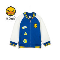 B.Duck เสื้อผ้าเด็กชายแจ็คเก็ตเบสบอลใหม่ฤดูใบไม้ผลิฤดูใบไม้ร่วงแนวโน้มเสื้อผ้าแจ็คเก็ตเสื้อโค้ท