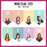 ธงจิ๋วพาสเทล ITZY mini pastel flag ITZY