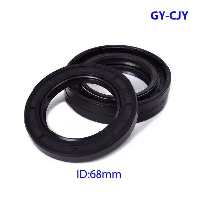 ID: 68mm Black NBR TC/FB/TG4 Skeleton Oil Seal Rings OD: 80mm-110mm Height: 8mm-12mm NBR Double Lip Seal for Rotation Shaft Gas Stove Parts Accessorie