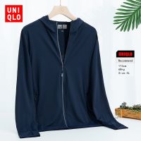 COD DSDFHFHGG Uniqlo เสื้อแจ็กเก็ต เสื้อกีฬา เสื้อแจ็กเก็ต กันแดด มีฮู้ด แบบนิ่ม กันน้ํา ใส่สบาย สําหรับผู้ชาย ผู้หญิง