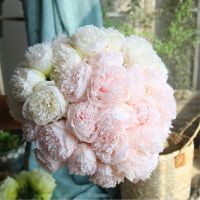 【CC】 Artificial Silk Peonies Wedding Fake Decoration for