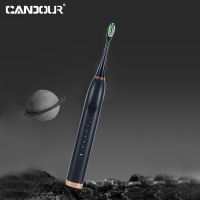 CANDOUR Sonic Electric Toothbrush CD5138 Adult Timer Brush 10 Mode USB Charger Rechargeable Tooth Brushes Replacement Heads Set