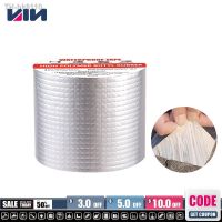 ◄❡ 5Meter Thicken Butyl Tape Waterproof Aluminum Foil High Temperature Resistance Wall Crack Roof Duct Water Pipe Repair Adhesive