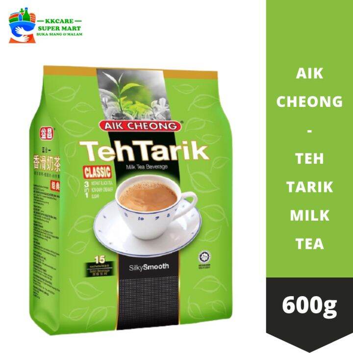 Aik Cheong Teh Tarik Milk Tea Beverage 15 Sachets X 40g Lazada