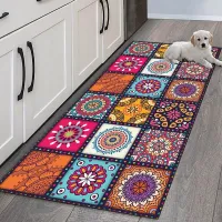 Mandala Style Series Carpets Rugs for Living Room Bedroom DecorativeDoormat Kitchen Bathroom Non-slip Floor Mats Area Rug Gifts