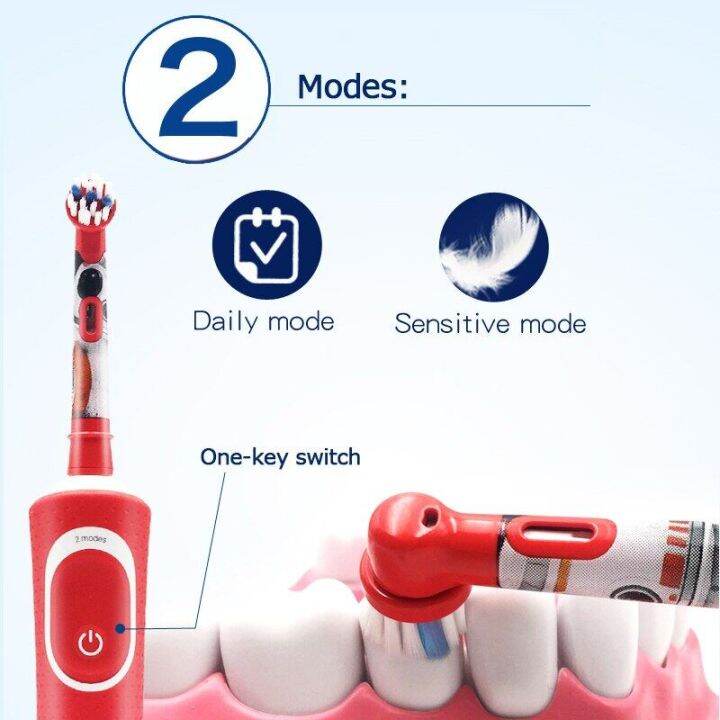 oral-b-electric-toothbrush-for-kids-rechargeable-tooth-brush-soft-brush-for-kids-100-waterproof-2-modes-rotaion-clean-teeth-xnj