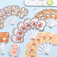 6 Style Folding Fan Hand Plastic Portable Student Children Small Cute 6 Style Cartoon Mini