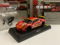 1:64 KYOSHO Ferrari F430 GT #58ของเล่นโมเดลรถประกอบอัลลอยหล่อสำหรับตกแต่ง