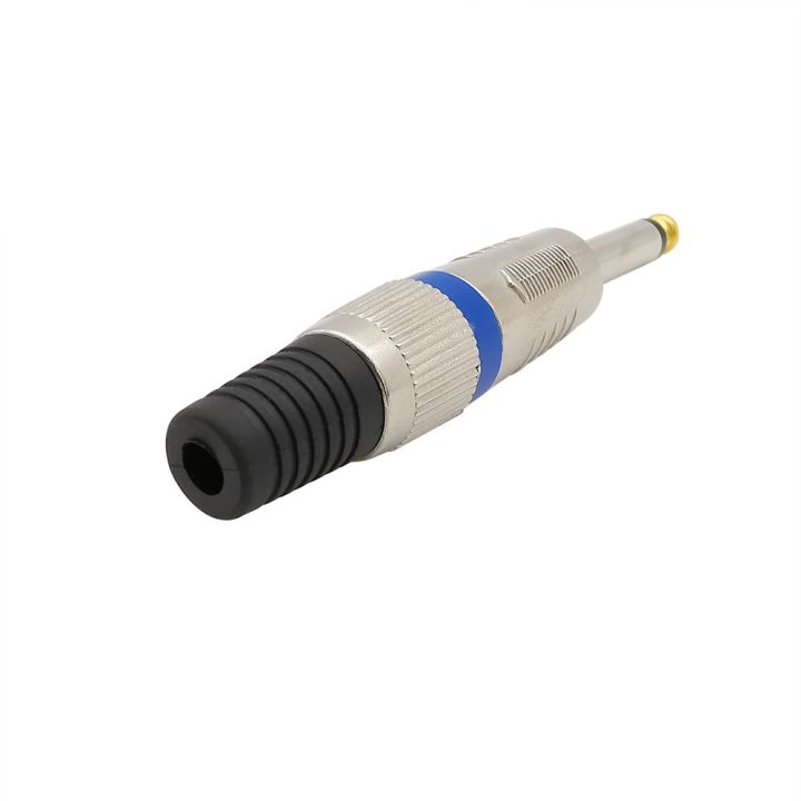 5pcs-6-35mm-1-4-male-plug-mic-plug-sophomore-core-soldering-diy-audio-guitar-cable-connector-6-35mm-mono-audio-connector