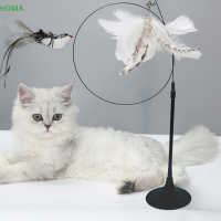 ?【Lowest price】HOMA จำลองนก Interactive ของเล่นแมวสำหรับลูกแมวเล่น Teaser Wand Cat SUPPLY