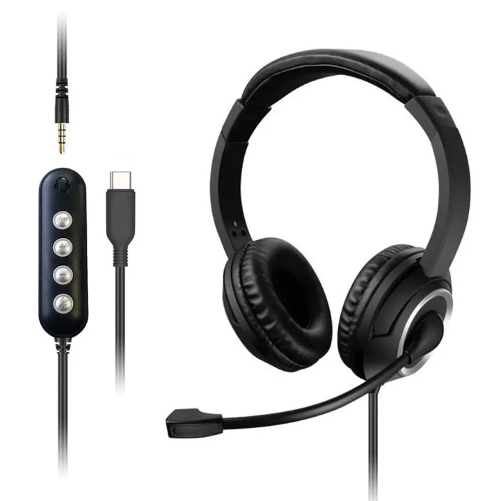 [COD]MPOW USB Wired Headset 3.5mm OnEar Computer Headphones with Noise