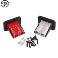 Flush Mount untuk Anderson Plug 50 Amp Connector Kit Mounting Bracket Panel Cover Accessories untuk Karavan Camper Perahu Truk