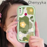 เคส Chenyyka สำหรับ Realme 3 Pro Realme เคส3i ลายการ์ตูนดอกไม้แฟชั่นสีสันสดใสเคสโทรศัพท์แบบใสขอบซิลิโคนกล่องกันกระแทกป้องกันเลนส์กล้องเคสนิ่มโปร่งใส