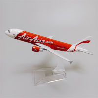 โลหะผสมเครื่องบินรุ่น Avion Air Asia Airbus A320เครื่องบิน16ซม. Diecast เครื่องบินรุ่นเอเชีย Airbus 320 Scale เครื่องบินเครื่องบิน #007