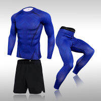 Gym Mens Running Fitness Sportswear Athletic Physical Training Clothes Sports Suits Workout Jogging Rashguard Husband