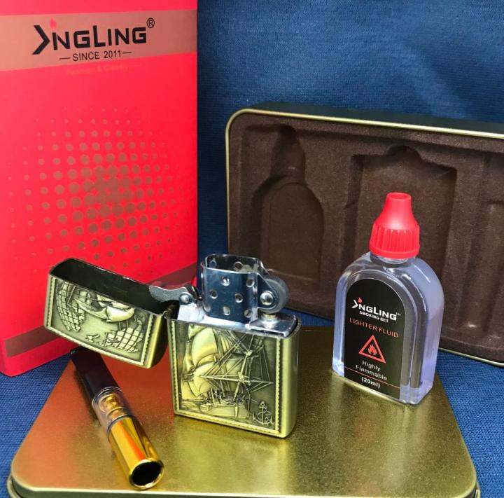 korek api sumbu satu sett free minyak dan box ada dantingan dan logo di ...