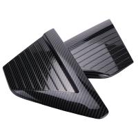 Car Carbon Fiber Door Exterior Charging Port Panel Trim Cover Protective Sticker for Aini 5 IONIQ 2022+