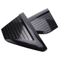 Car Carbon Fiber Door Exterior Charging Port Panel Trim Cover Protective Sticker for Hyundai Aini Krypton 5 IONIQ 2022+