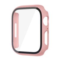 กระจก + ฝาปิดสำหรับนาฬิกา Apple รุ่น8 7 6 SE 5 4 3 IWatch ปกป้องหน้าจอสำหรับ Apple ขนาด45มม. 41มม. 44มม. 40มม. 42มม. 38มม.