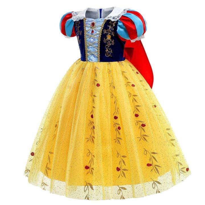 girl-snow-white-dress-kids-deluxe-embroidery-gown-with-cloak-child-classical-princess-dress-up-costume-halloween-cosplay-outfits