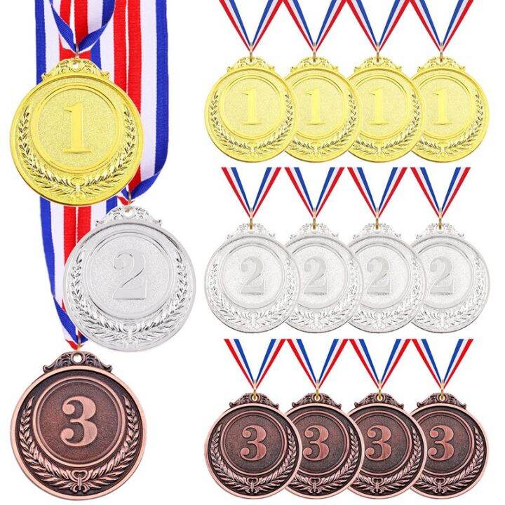 15 Pcs Winner Medals Gold Silver Bronze Award Medals,1St 2Nd 3Rd Award ...