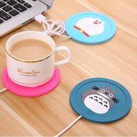 Cute Cartoon Electric USB Insulation Coaster for Coffee Tea Silicon Heated Soft Cup Mat Heating Cup Mat Pad Silicon Warmer