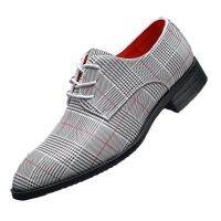 Plus Size 38-48 Men Classic Business Shoes Luxury Design Fashion Pointed Toe Lace-Up Formal Wedding Shoes Canvas Male Footwear